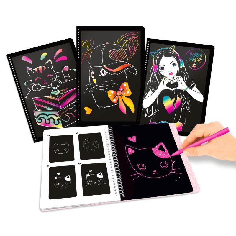 Magic scratch book top model store